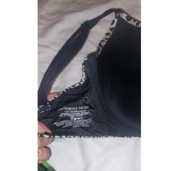 Victoria’s Secret Dream Angels Lace Bra Bundle Of 3 Blue Black 34DD - Picture 10 of 10